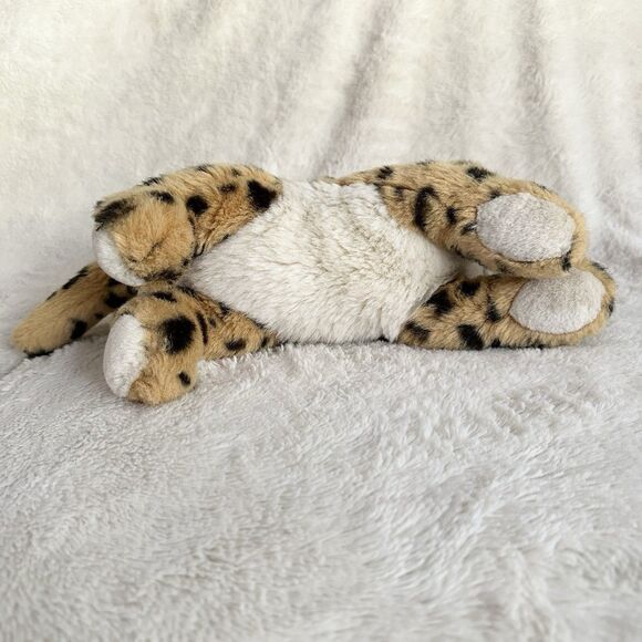 San Diego Zoo Laying Cheetah Leopard Cat Plush Toy 12” Stuffed Wild Animal Park - Picture 5 of 6